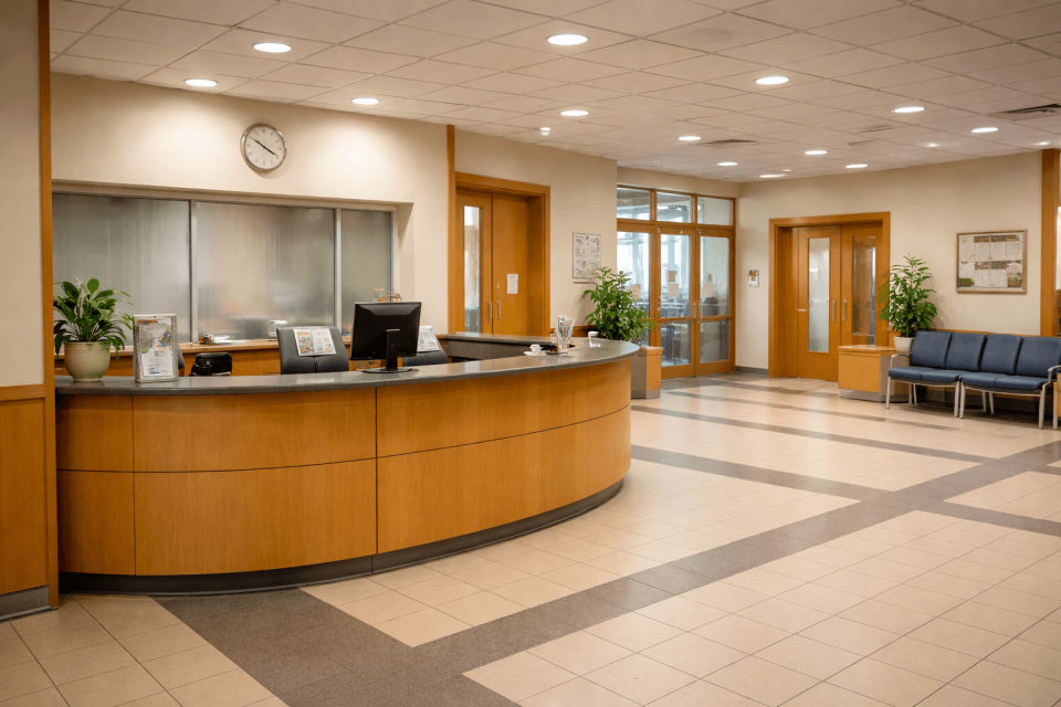 Empfangsbereich unserer SEO Agentur in Berlin